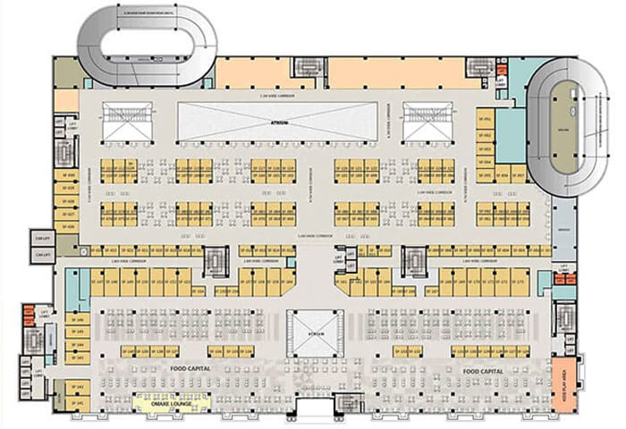 Omaxe Chowk Delhi shop floor plan