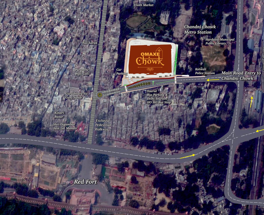 Omaxe Chowk location